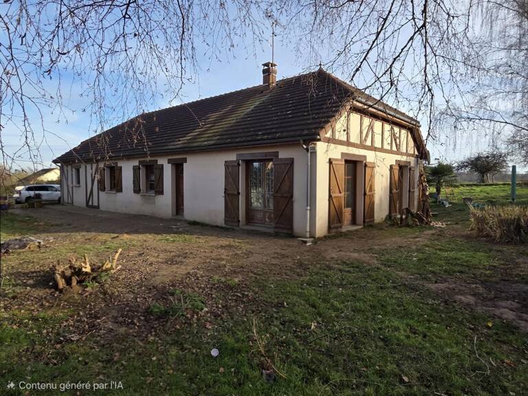 Maison de plain pied, trois chambres avec terrain et garage. — photo 1