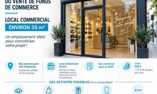 Commerce  35 m² à vendre à Vaires-sur-Marne (77360)