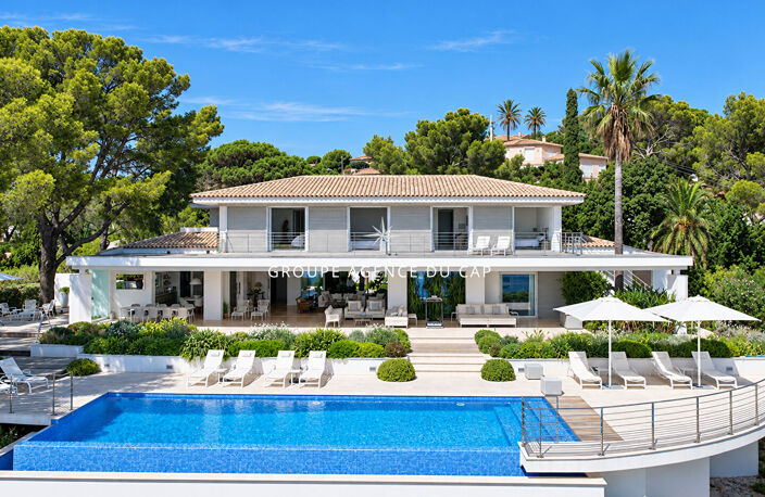 VUE MER PANORAMIQUE GOLFE DE ST TROPEZ PROPRIETE EXCEPTIONNELLE 6 CHAMBRES PISCINE TOUT A PIED — photo 4