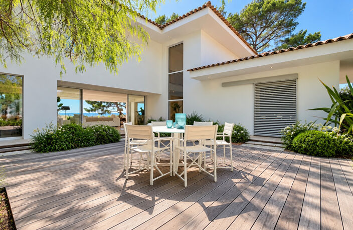 VUE MER PANORAMIQUE GOLFE DE ST TROPEZ PROPRIETE EXCEPTIONNELLE 6 CHAMBRES PISCINE TOUT A PIED — photo 5
