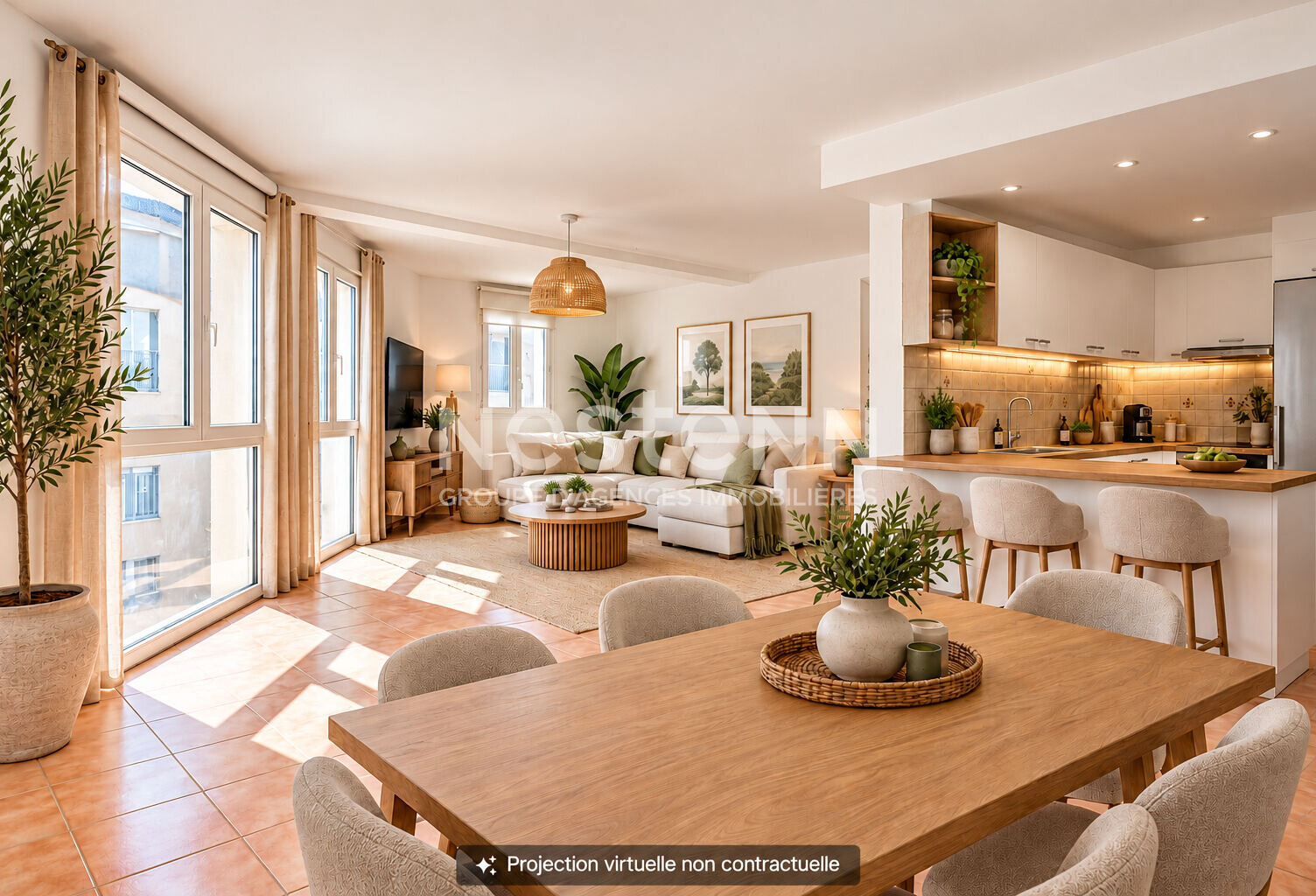 Appartement 4 pièces à vendre à Marignane - Dernier étage, calme et lumineux — photo 1