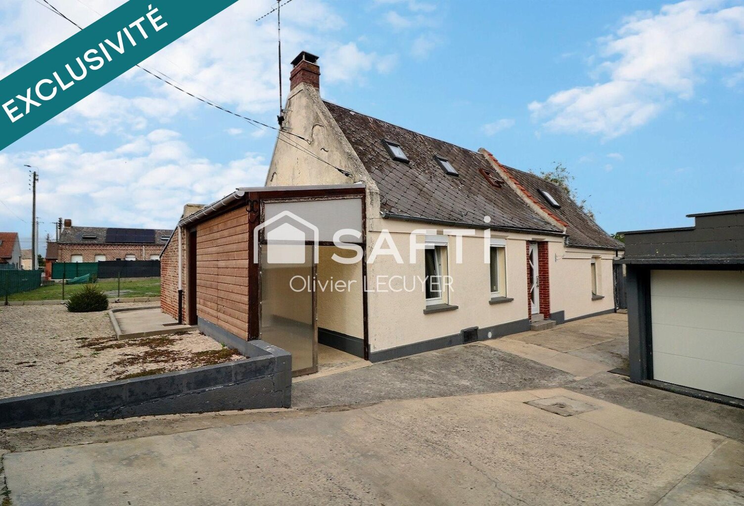 Maison en village avec toutes les commodités, 4 couchages possibles dont 1 au RDC, grand terrain constructible et divisible. Idéal pour un artisan. — photo 1