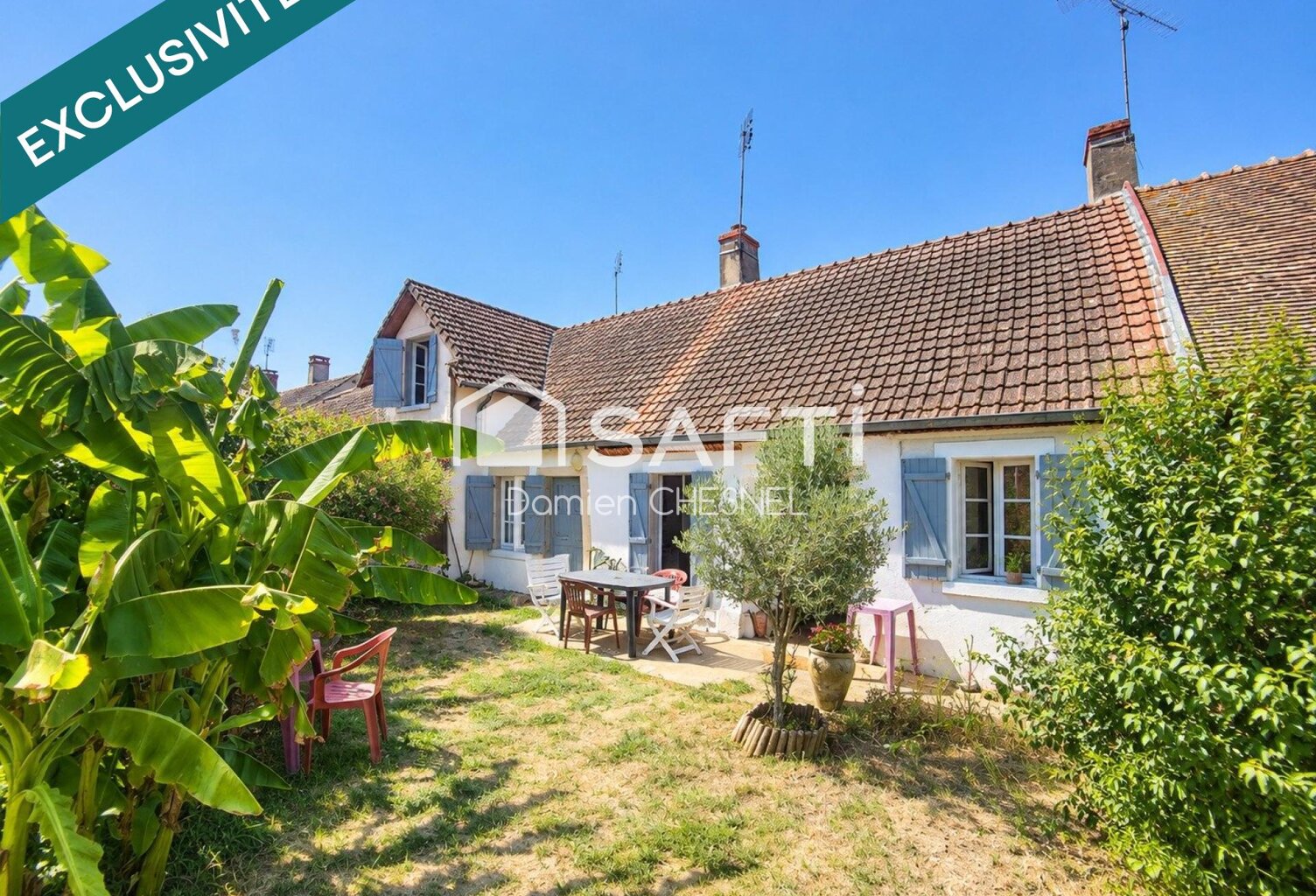 Maison de plain-pied avec jardin et potentiel — photo 1