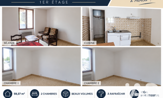 Appartement 3 Pièces 59 m² à vendre à Montval-sur-Loir (72500)
