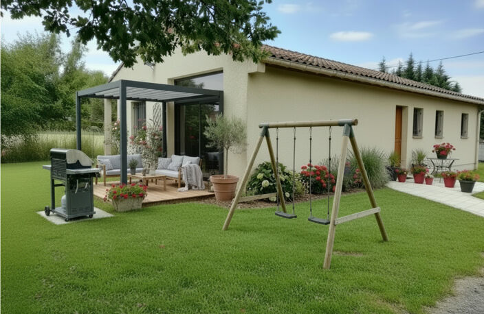 Bâtisse de 117 m² en gros oeuvre sur terrain arboré, un projet à écrire — photo 3
