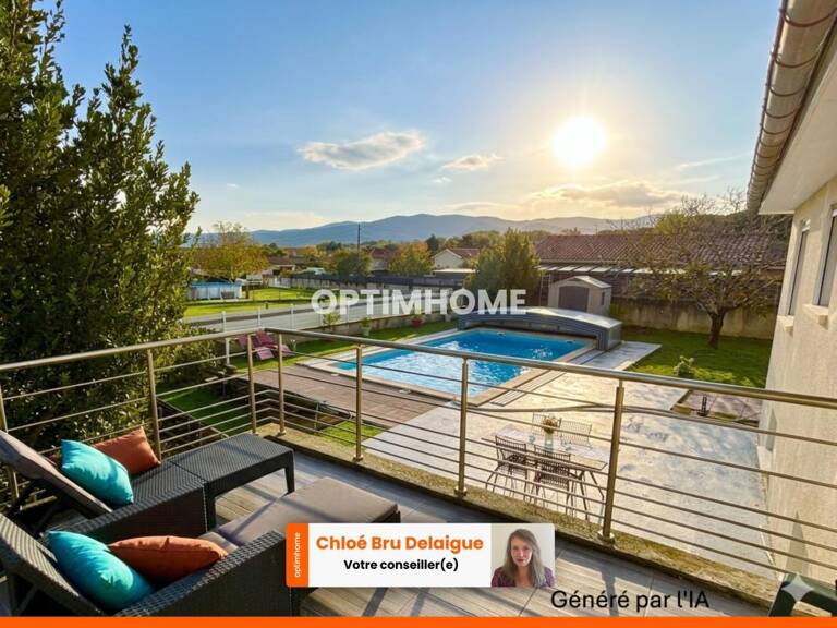 Maison familiale de plain-pied avec piscine couverte et vue sur le Pic de Nore – 171 m² – terrain 1 704 m² — photo 1