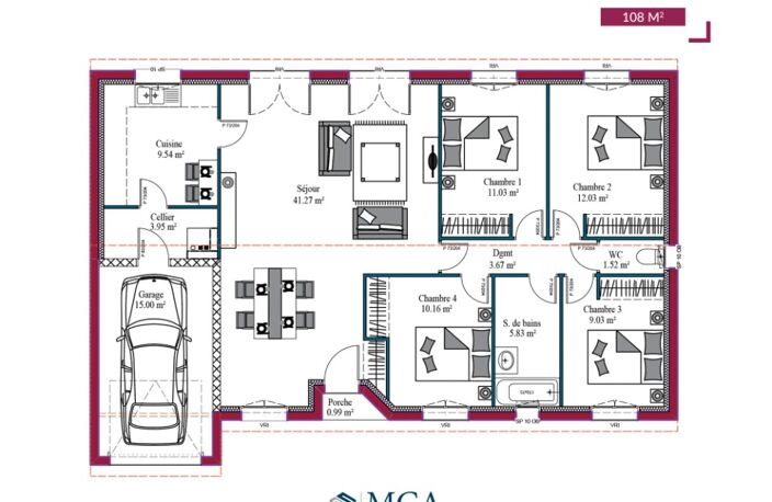 Maison à construire à Doudrac (47210) — photo 4