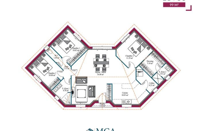 Maison à construire à Rouffiac (17800) — photo 5