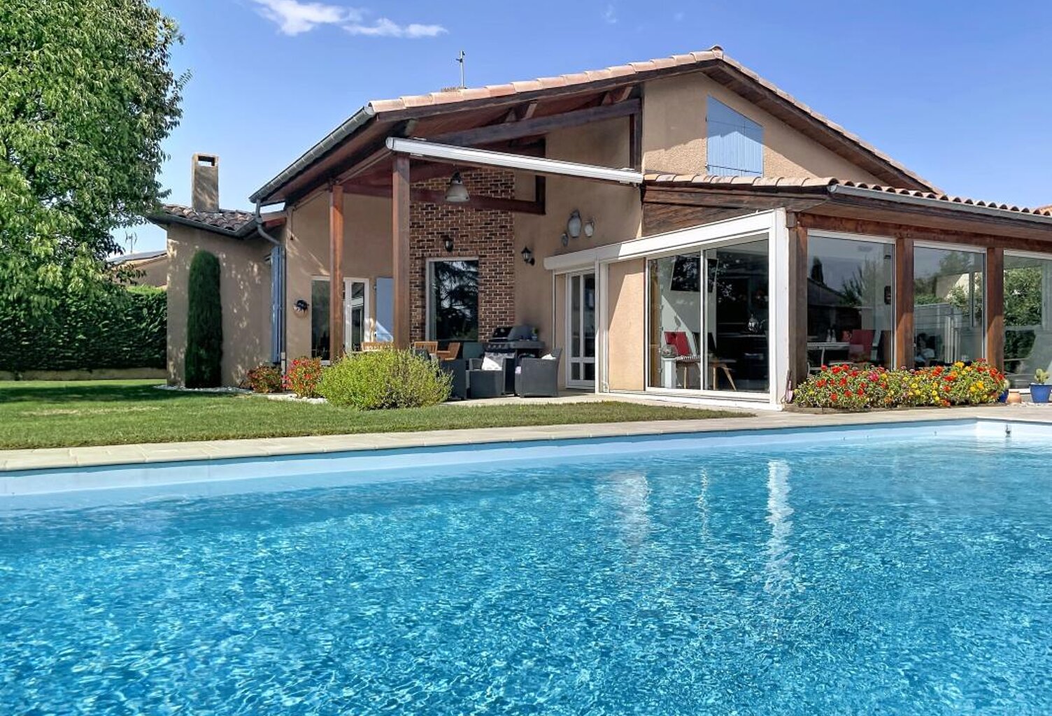 BOURG-LÈS-VALENCE — MAISON D’ARCHITECTE 160 M² | BEAU TERRAIN  | PISCINE — photo 1