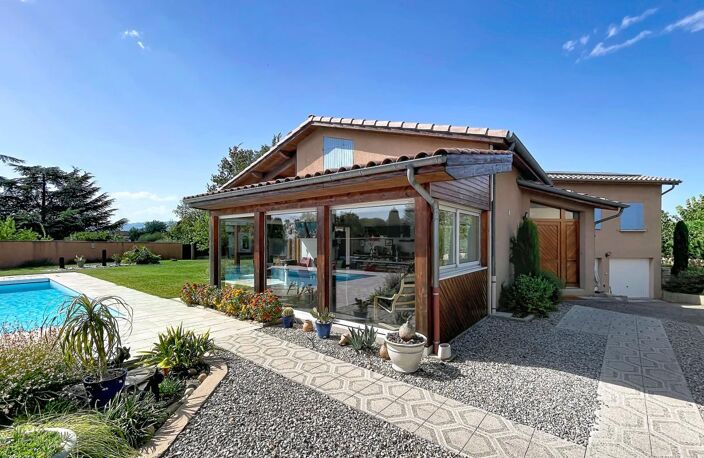BOURG-LÈS-VALENCE — MAISON D’ARCHITECTE 160 M² | BEAU TERRAIN  | PISCINE — photo 5