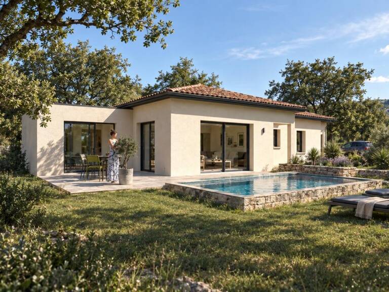   À vendre : Maison contemporaine de plain-pied – 4 chambres – Coux, Ardèche — photo 1