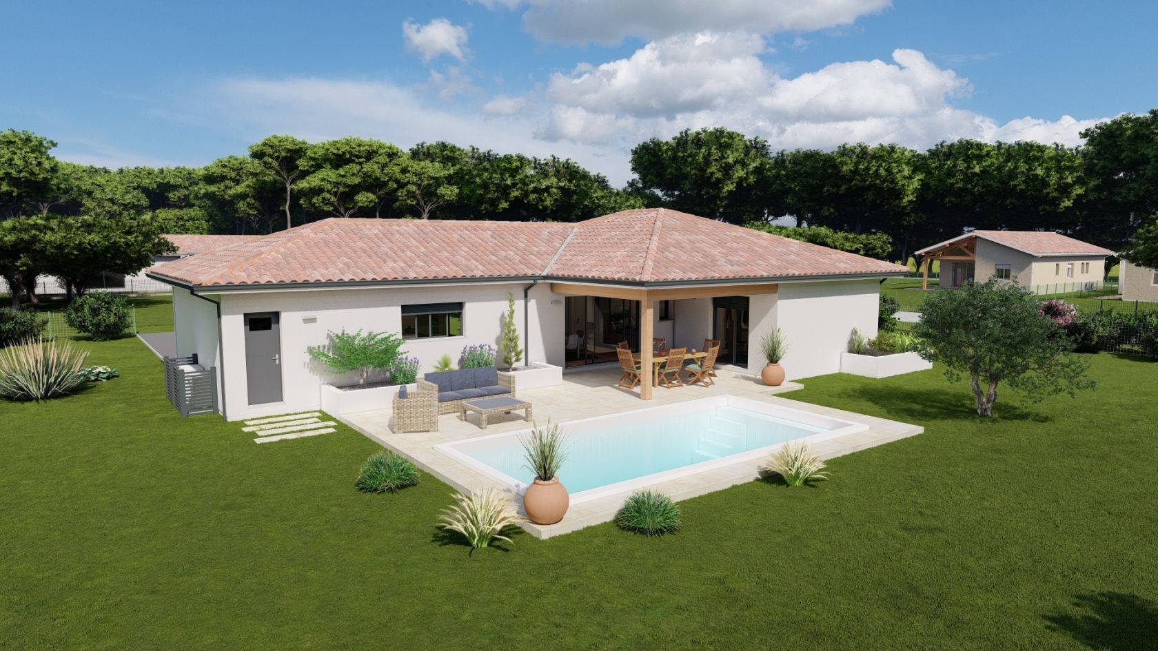 Projet de construction d'une maison 111 m² avec terrain à LIPOSTHEY (40)