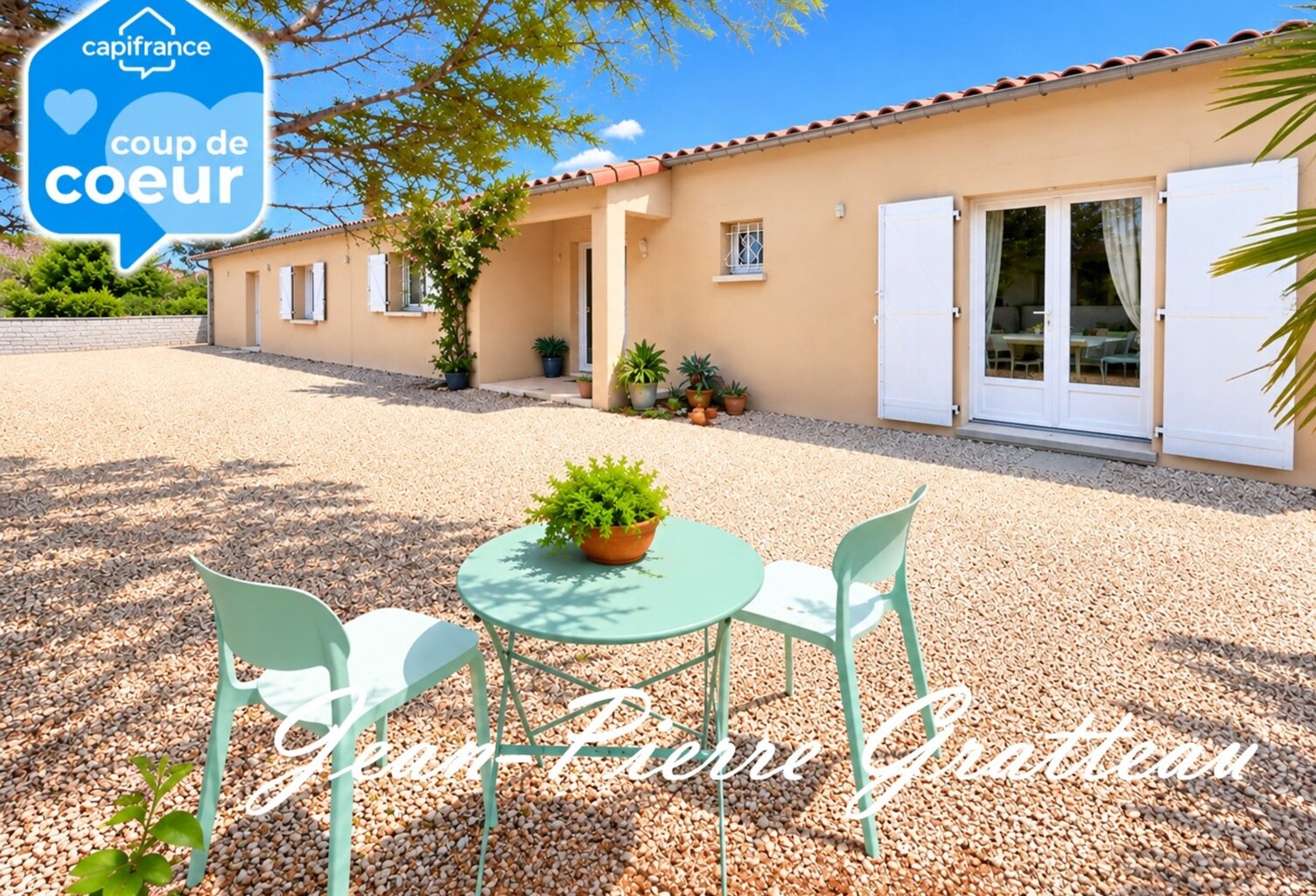 Dept (86)  A vendre Maison de plain pied 5 pièces BEAUMONT (86) — photo 1