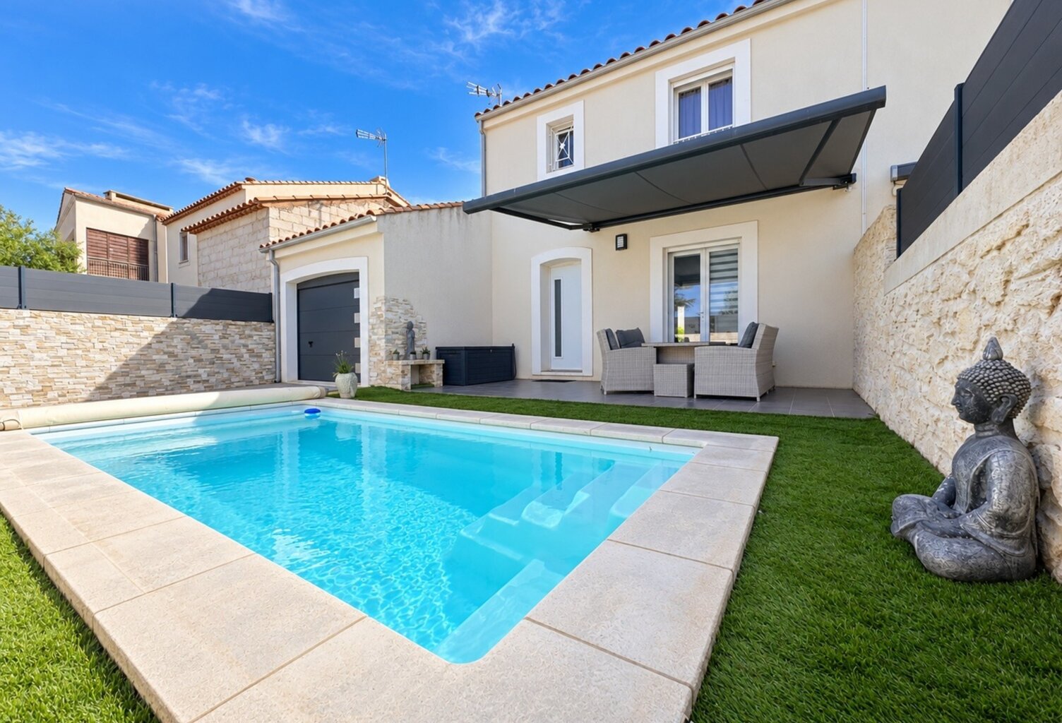 BEAUVOISIN – Maison 94 m² – 3 chambres – Piscine au sel – Garage — photo 1