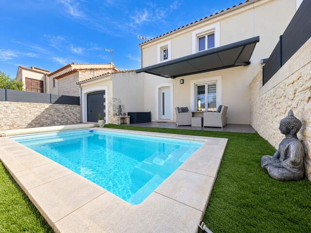 BEAUVOISIN – Maison 94 m² – 3 chambres – Piscine au sel – Garage — photo du bien