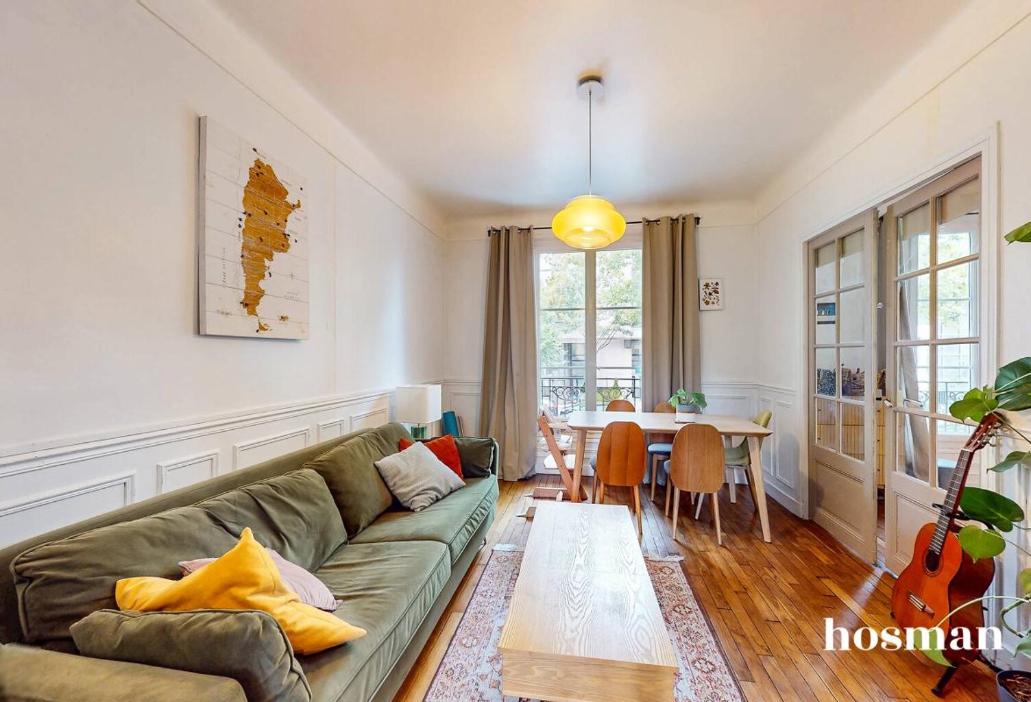 Appartement traversant 3 pièces de 62m² - Avenue Pierre Brossolette, Montrouge — photo 1