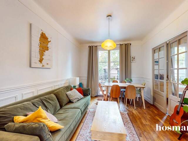 Appartement traversant 3 pièces de 62m² - Avenue Pierre Brossolette, Montrouge — photo du bien