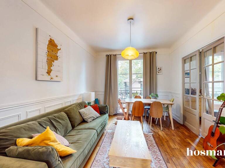 Appartement traversant 3 pièces de 62m² - Avenue Pierre Brossolette, Montrouge — photo 1