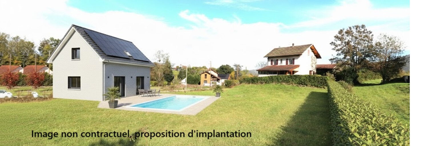 Terrain  900 m² à vendre à Seyssel (74910)
