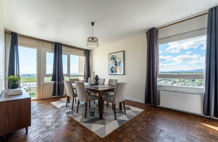 Appartement T4, 3 chambres, 100m2, balcon et cave — photo 4
