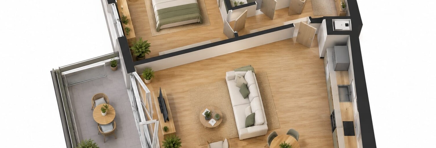 Appartement 2 Pièces 43 m² à vendre à Saint-Maximin-la-Sainte-Baume (83470)