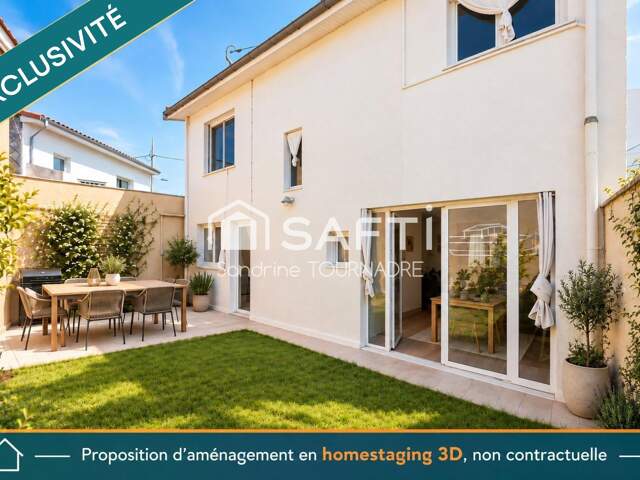 BORDEAUX-BEL AIR : Maison avec 3 ch, garage, jardin, 10 min centre ville — photo du bien