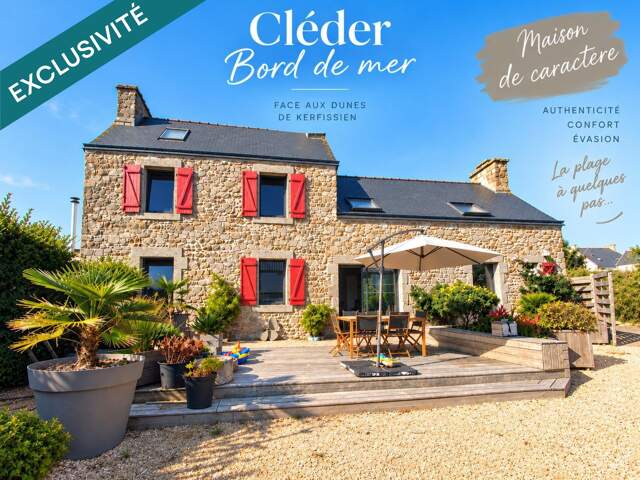 Cléder en bord de mer  Maison de caractère face aux dunes de Kerfissien — photo du bien