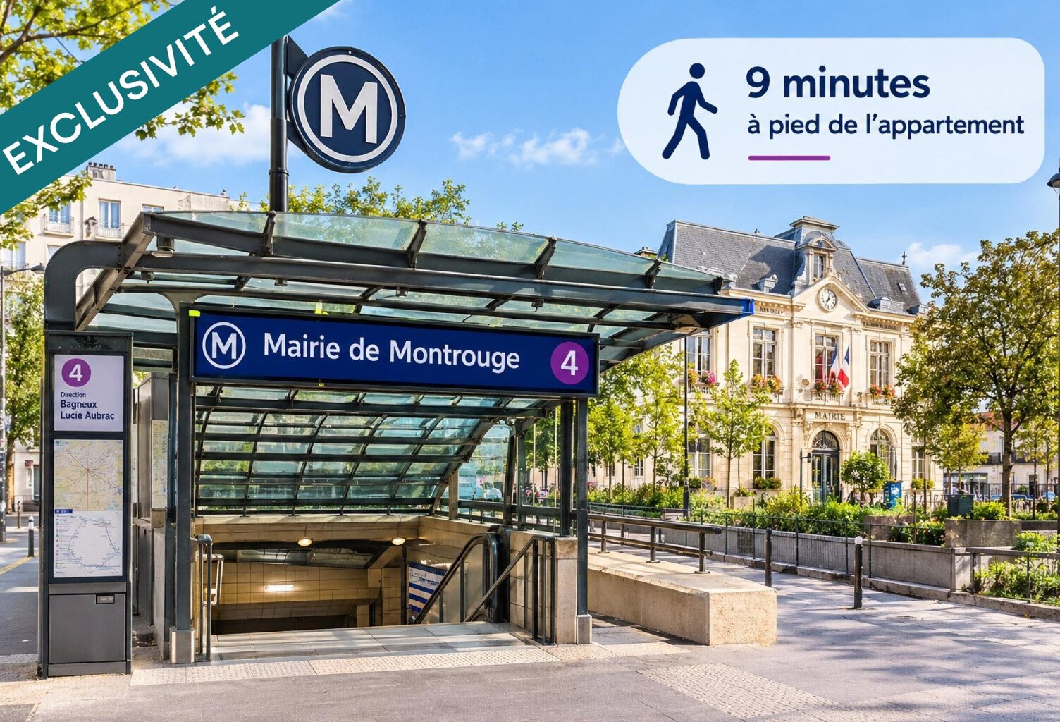 Montrouge  3 pièces récent, balcon, métro — photo 1