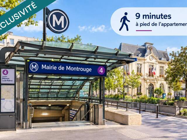 Montrouge  3 pièces récent, balcon, métro — photo du bien