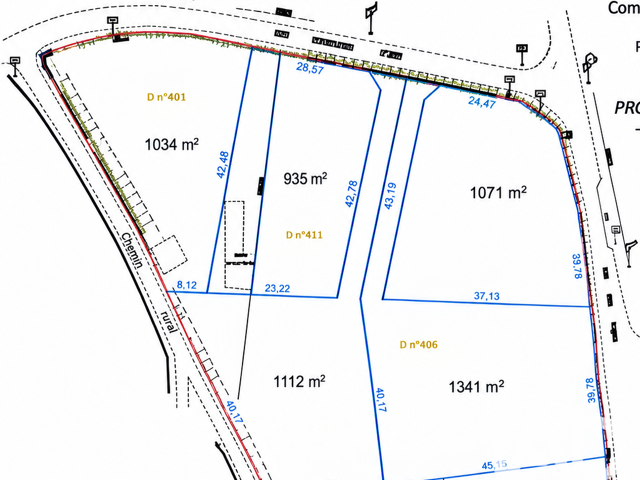 Vente Terrain à bâtir 1 034 m&sup2; — photo du bien