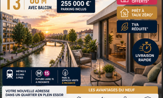 Appartement 2 Pièces 66 m² à vendre à Bobigny (93000)