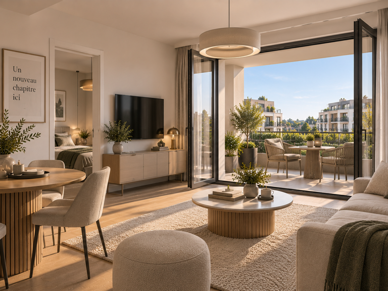 MONTÉVRAIN – DERNIÈRE OPPORTUNITÉ ! 2 PIÈCES AVEC TERRASSE – LIVRAISON DÉBUT 2027 — photo 1