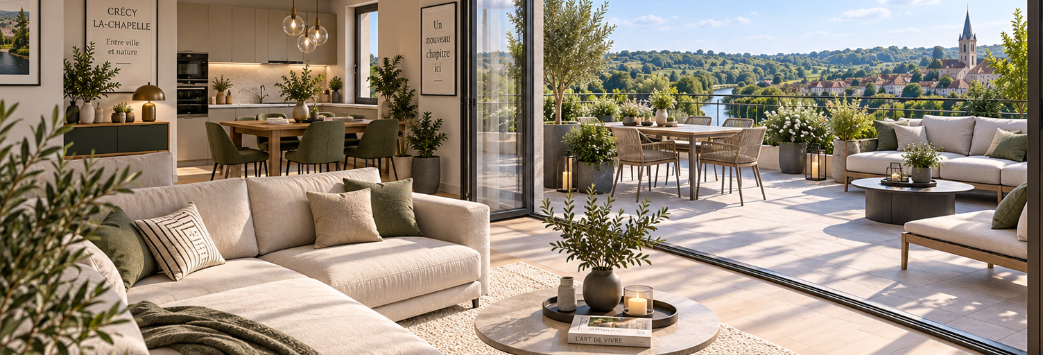 Appartement 3 Pièces 75 m² à vendre à Crécy-la-Chapelle (77580)