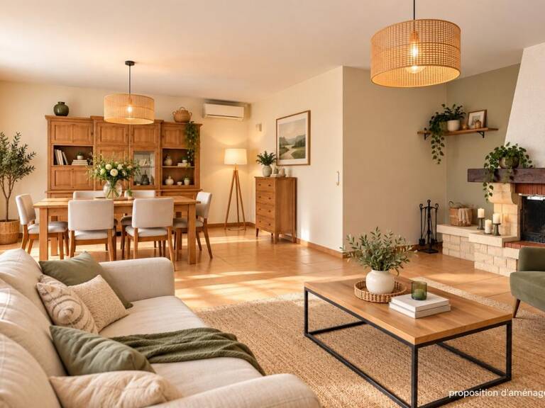 LESPINASSE – MAISON INDIVIDUELLE DE PLAIN-PIED 107 M² – 3 CHAMBRES – TERRAIN 740 M² – GRAND GARAGE — photo 1