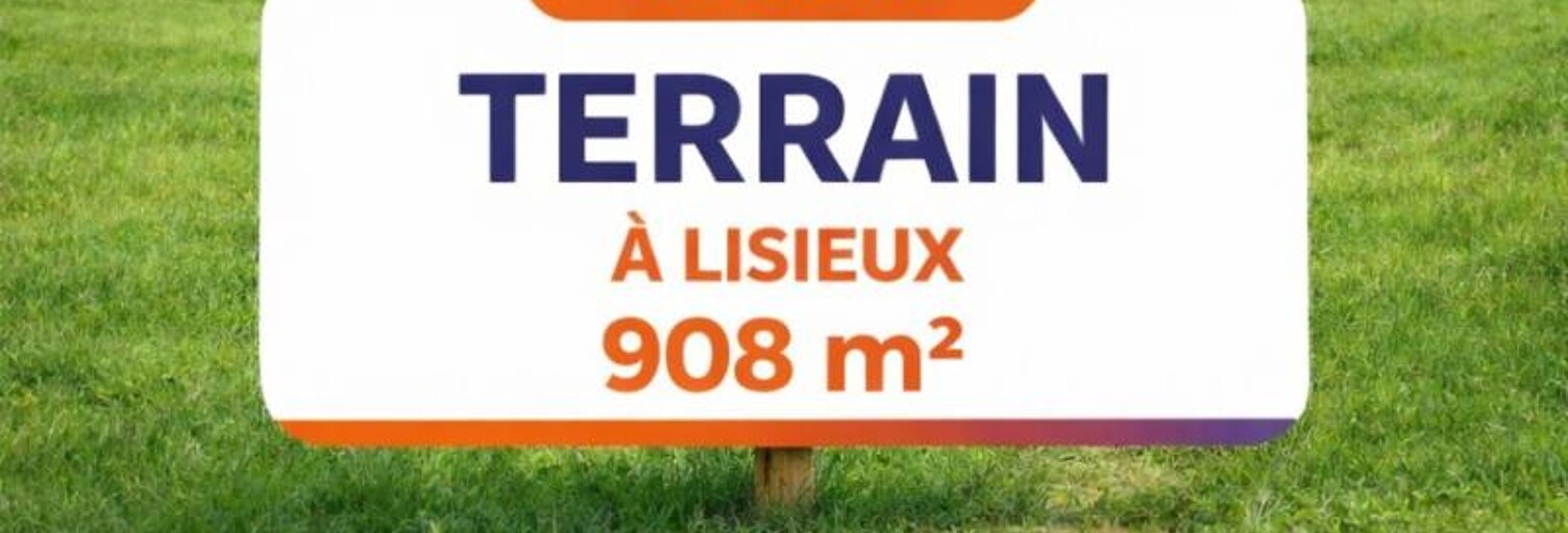 Terrain  908 m² à vendre à Lisieux (14100)