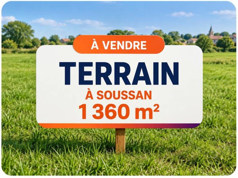 TERRAIN 1 360 M² – DOUBLE ACCÈS – SPÉCIAL INVESTISSEUR — photo 1