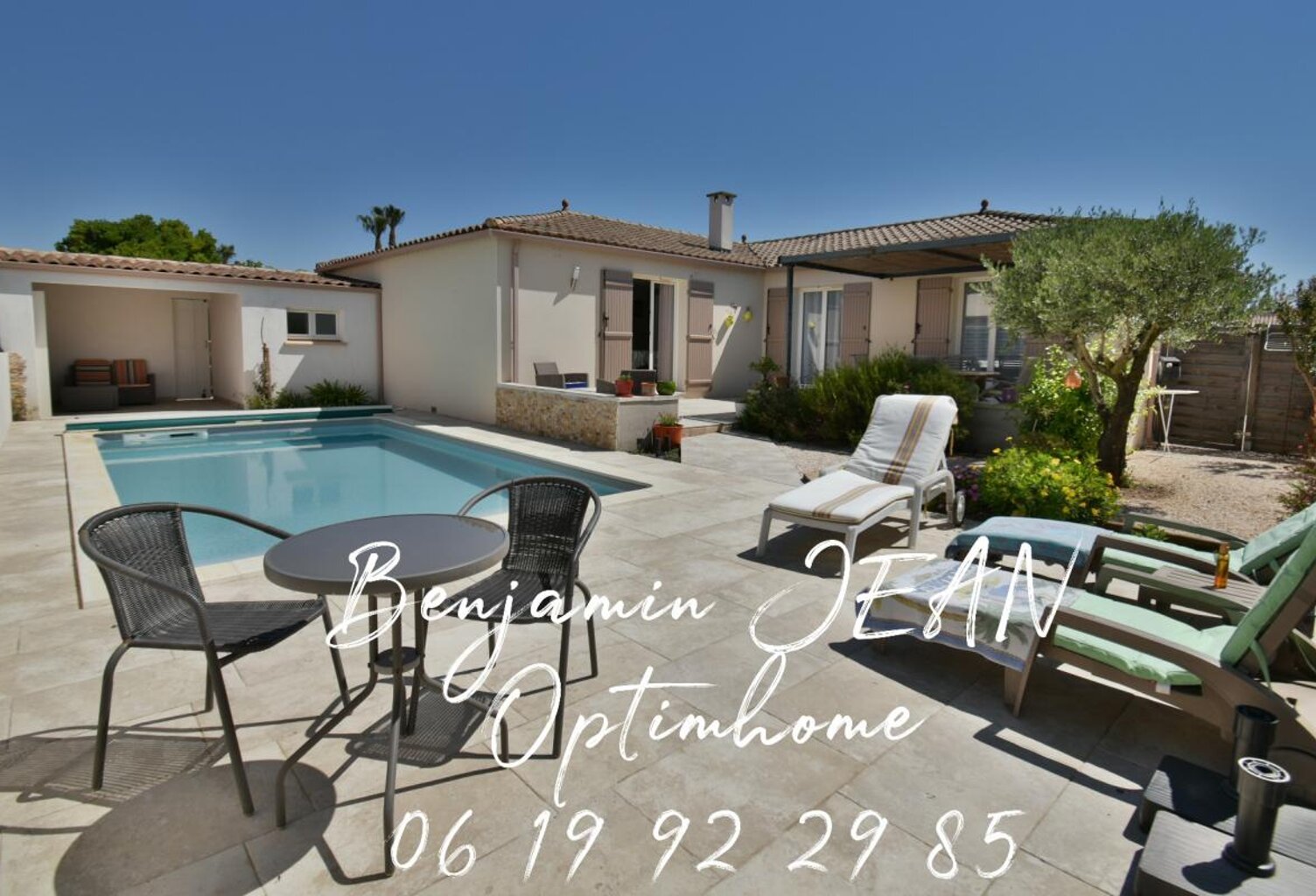 Sérignan – Villa plain-pied 131 m² avec piscine, 4 chambres et prestations de qualité — photo 1