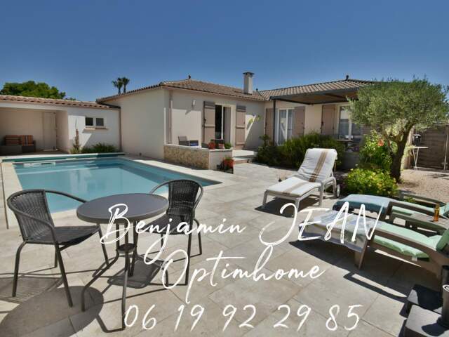 Sérignan – Villa plain-pied 131 m² avec piscine, 4 chambres et prestations de qualité — photo du bien
