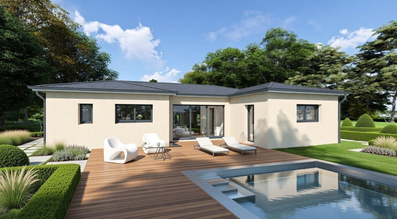 Projet de construction d'une maison 100 m² avec terrain à MANZIAT (01)