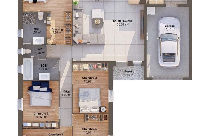 Maison 7 pièces 124 m2 — photo 3