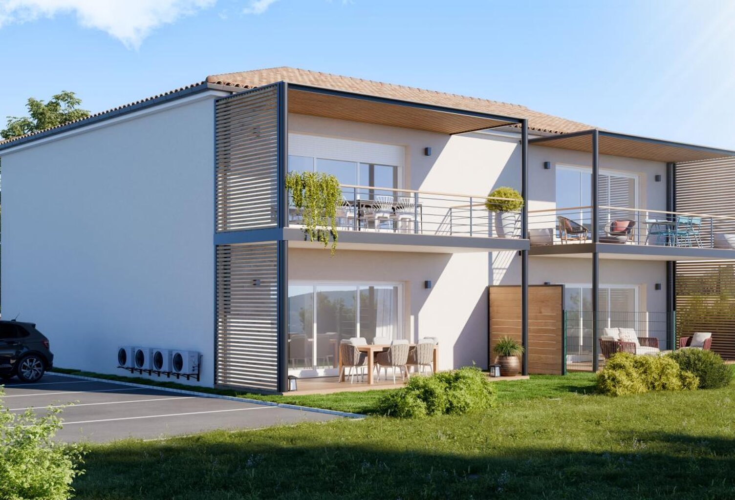 Appartement - 2 chambres - Terrasse - Parking privatif — photo 1