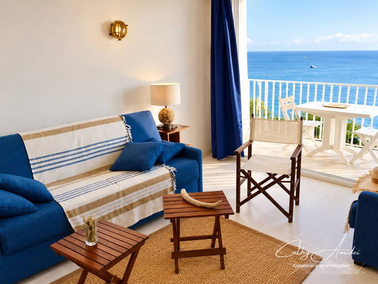 OLMETO - PLAGE (Corse) : Studio en bord de mer avec terrasse, accès direct à la plage — photo 1