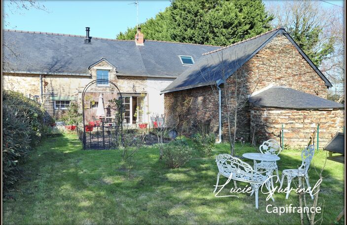 Maison en pierre à Rougé (44) – 188 m² – 3 chambres – Jardin arboré – À 5 min de Châteaubriant – Environnement calme — photo 3