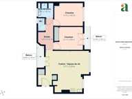 Appartement lumineux et traversant de 63 m² – Michel Bizot - en vente à Paris 12 — photo 2