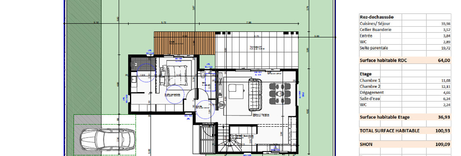 Maison 4 Pièces 101 m² à louer à Sainte-Marie (97438)