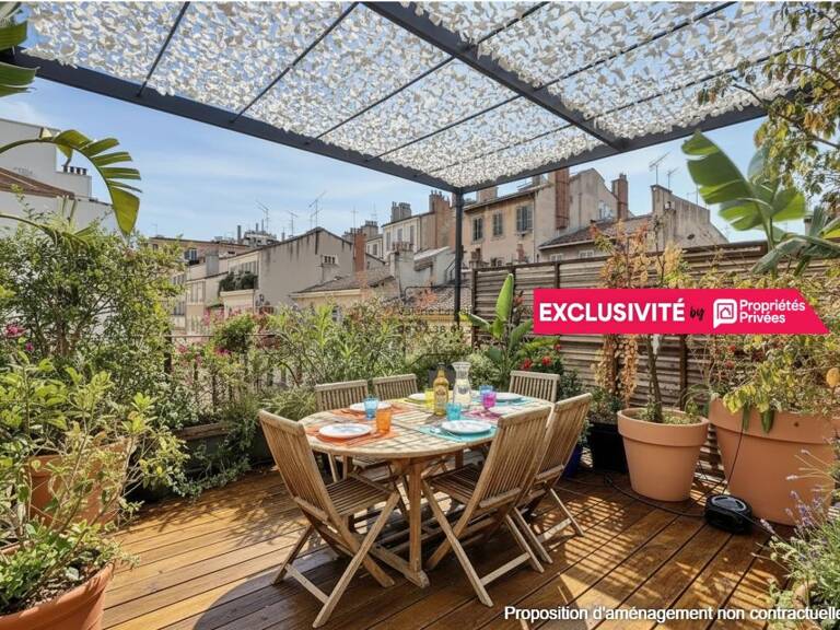 Marseille 6e - Préfecture - Exclusivité - L'exception haussmannienne : 135 m² et grande terrasse plein ciel — photo 1