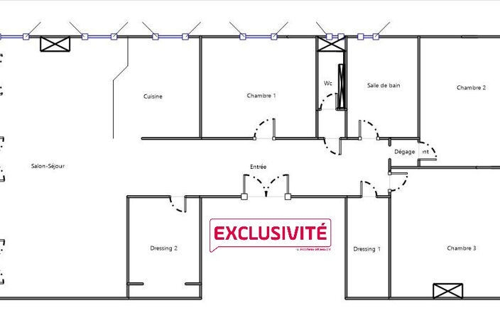 Marseille 6e - Préfecture - Exclusivité - L'exception haussmannienne : 135 m² et grande terrasse plein ciel — photo 3