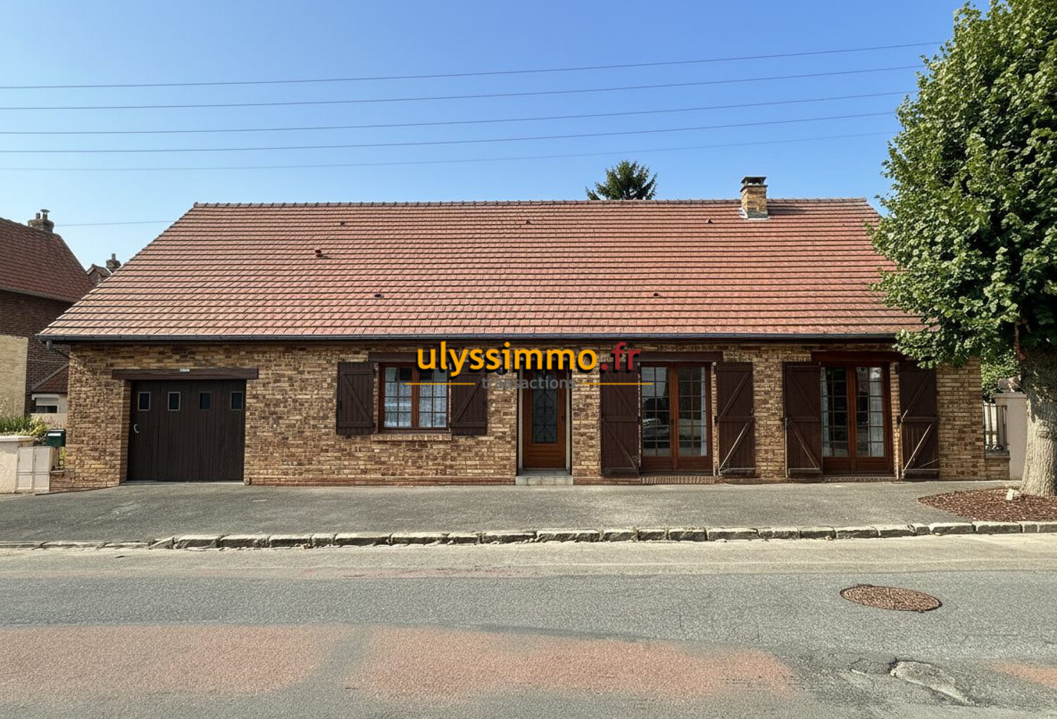 grand pavillon de plain-pied 3 chambres avec garage et jardin — photo 1