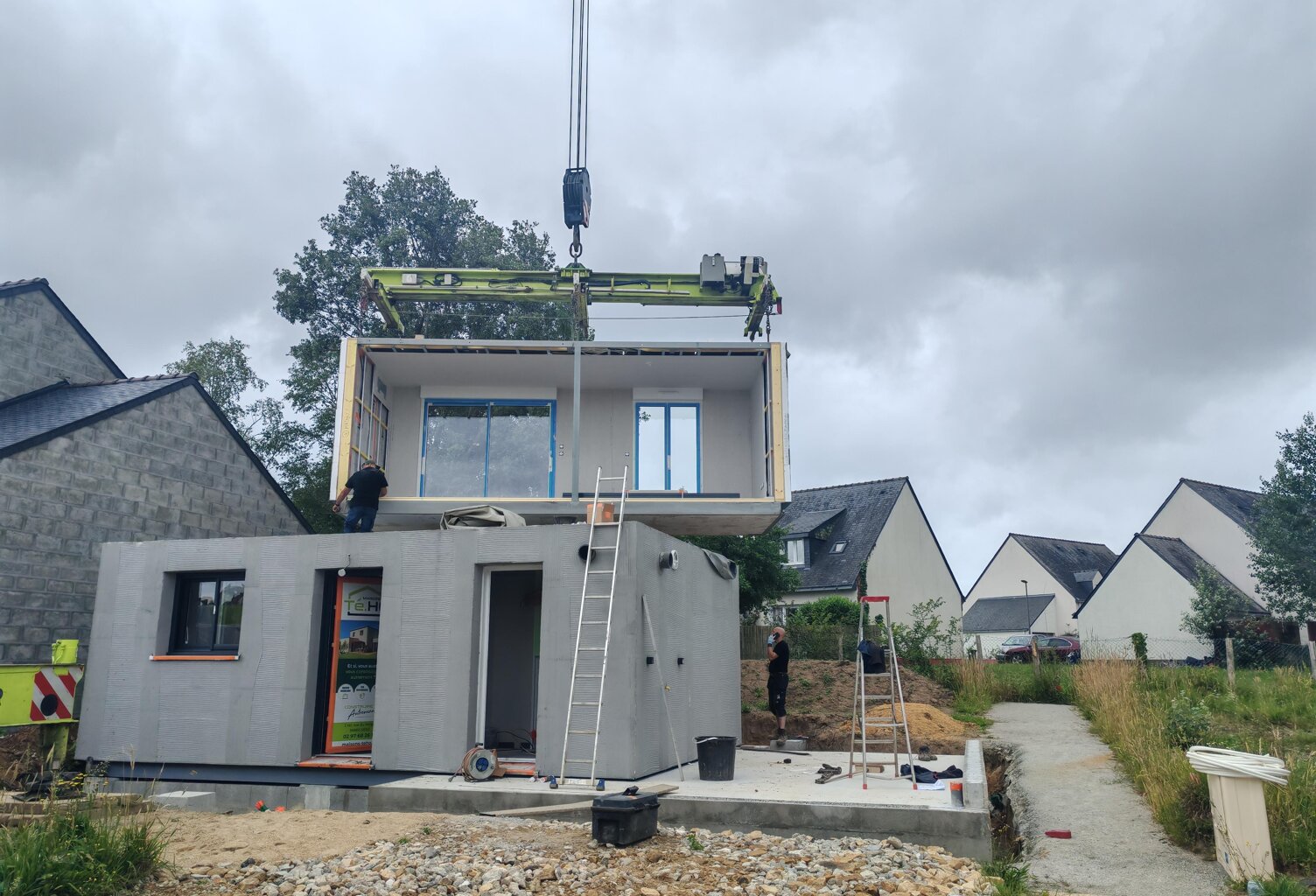 PROJET MAISON A OSSATURE BOIS - PLUVIGNER  — photo 1