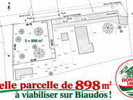 Terrain à bâtir de 898 m² sur Biaudos à viabiliser — photo 2